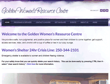Tablet Screenshot of goldenwomencentre.ca